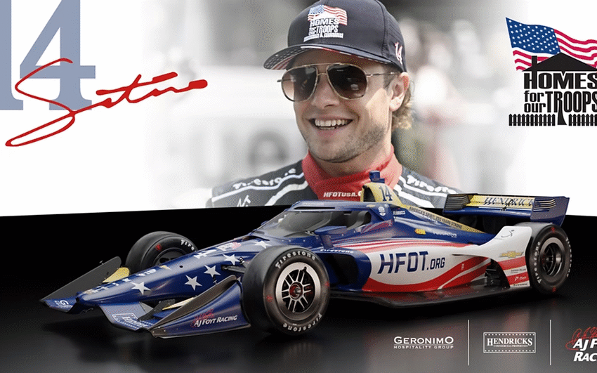 AJ Foyt Racing Partners with Hendricks Commercial Properties to raise funds for Homes For Our Troops in 2026