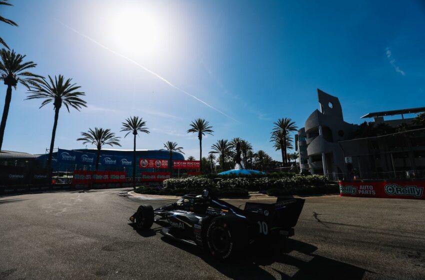  Josef Newgarden Fastest In INDYCAR Sunday Warmup At Long Beach